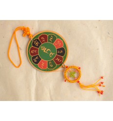 Green Tara Protection Tibetan Car Hanging - Handmade in Nepal