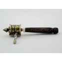 Hand Carved Tibetan Buddhist 5" Hand Held Small Prayer Wheel - Handmade Nepal 