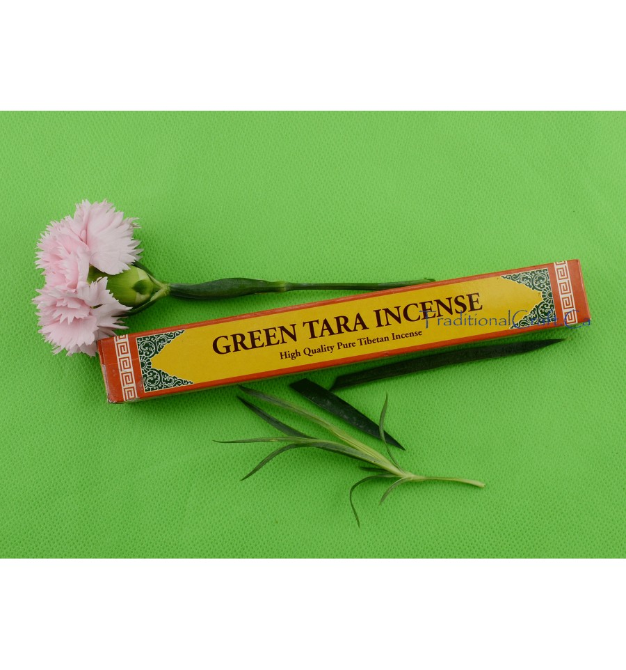 Green Tara Incense Tibetan Authentic Aromatic Herbs Handmade Nepal IN03 