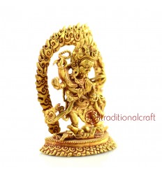 3.5 ” Black Mahakala Statue 