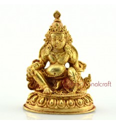 2.25 ” Yellow Jambhala Statue 