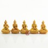 2.25” Pancha Buddha Statue –Electro Plated