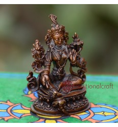  2.25” Green Tara Statue 