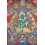 56.25" x 41" Green Tara / Dolma Buddhist Tibetan Thangka/Thanka Painting Nepal