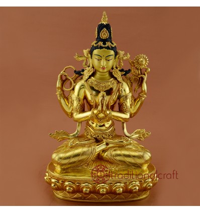 Fine Quality 14" Chenrezig Statue