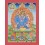 52.25" x 38" Yamantaka / Jigche Tibetan Buddhist Thangka/Thanka Painting Nepal