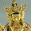 Fine Quality Hand Carved Gold Face Painted 13" Namgyal / Namgyalma Copper with Gold Gilded Statue from Patan, Nepal