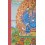 52.25" x 38" Yamantaka / Jigche Tibetan Buddhist Thangka/Thanka Painting Nepal