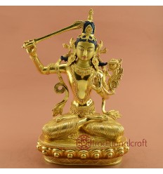 Fine Quality 14" Manjushri Statue