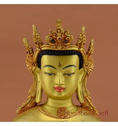 Fine Quality 10.5" Crowned Medicine Buddha Statue