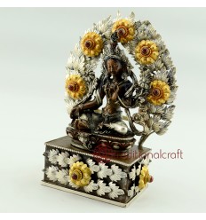 Fine Quality 6.25" Green Tara Statue