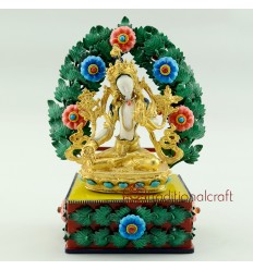 Fine Quality 6.25" White Tara Statue