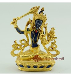 Fine Quality  4" Manjushri Statue