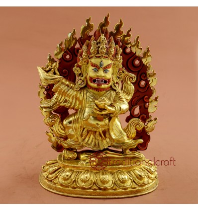 Fine Quality 8.5" Bernagchen Mahankala Statue