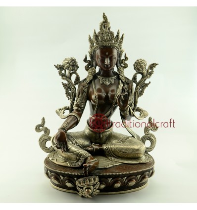 Fine Quality 16" Green Tara Statue