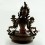 Fine Quality 8.75" Green Tara/Dolma Hand Carved Oxidized Copper Statue From Patan, Nepal