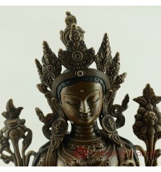 Fine Quality 12" Green Tara Statue