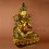 Fine Quality 18" White Tara 24 K Gold Gilded Copper Statue From Patan