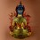 Fine Quality 18" White Tara 24 K Gold Gilded Copper Statue From Patan