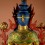 Fine Quality 18" White Tara 24 K Gold Gilded Copper Statue From Patan