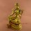 Fine Quality Gold Face Painted 18" Green Tara Copper Gold Gilded Statue From Patan, Nepal.