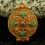 Fine Quality Gold Plated Silver Turquoise Coral Stones Ghau Gau Prayer Box Pendant from Patan, Nepal