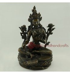 Fine Quality 9.5" Green Tara Statue