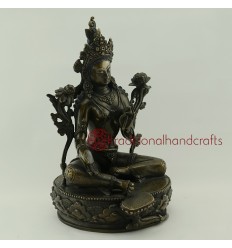 Fine Quality 9.5" Green Tara Statue