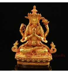 Fine Quality  4" Chenrezig Statue 