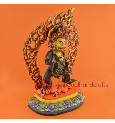 Fine Quality 14" Black Dzambhala Statue