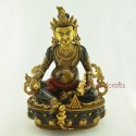 Fine Quality 18" Yellow Dzambhala Statue