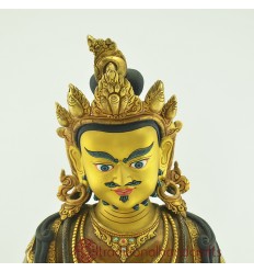 Fine Quality 18" Yellow Dzambhala Statue