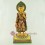 Fine Quality 19" Standing Buddha Copper Alloy Gold Gilded Hand Painted Statue