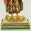 Fine Quality 19" Standing Buddha Copper Alloy Gold Gilded Hand Painted Statue