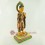 Fine Quality 19" Standing Buddha Copper Alloy Gold Gilded Hand Painted Statue