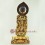 Fine Quality 19" Standing Buddha Copper Alloy Gold Gilded Hand Painted Statue