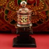 Finely HandCarved 4.25" Table Top Tibetan Buddhist Prayer Wheel - Handmade Nepal