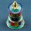 Fine Hand Carved 3.75" Table Top Prayer Wheel