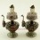 Fine Quality 9.5" Tibetan Buddhism Colored Copper Alloy Sacred Vase Bhumpa Set Patan, Nepal