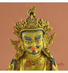 Fine Quality 10.5" Yellow Dzambhala Statue