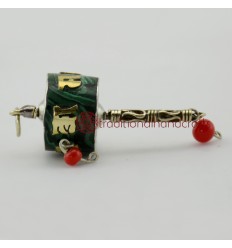 Fine Quality 45 mm Hand Held Prayer Wheel Pendant