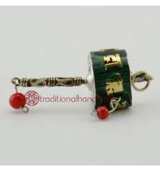 Fine Quality 45 mm Hand Held Prayer Wheel Pendant