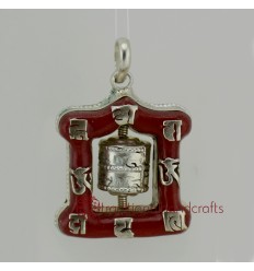 Fine Quality  45 mm Wall Hanging Prayer Wheel Pendant