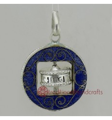 Fine Quality  42 mm Wall Hanging Prayer Wheel Pendant 