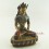 Fine Quality Oxidized Copper Alloy 10" Crowned Shakyamuni Buddha Statue from Patan, Nepal