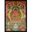 42.5"x29.5" Amitabha Buddha Thangka Painting