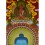 42.5"x30" Medicine Buddha Thangka Painting