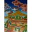 42.5"x30.5" Pure Land Amitabha Buddha Thangka 