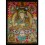 42.5"x30.75" Guru Padmasambhava Thangka