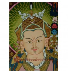 42.5"x30.75" Guru Padmasambhava Thangka